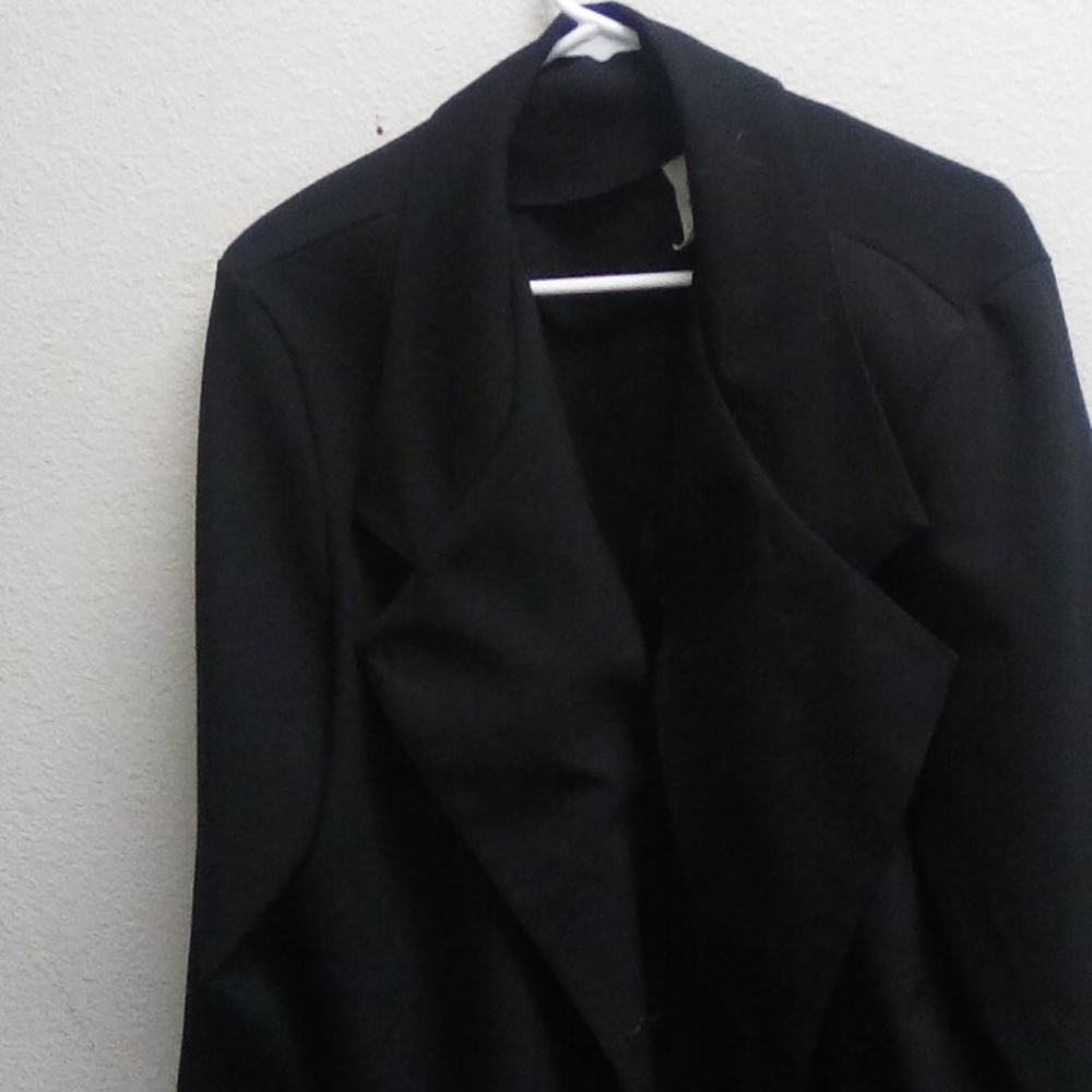 Black bend over blazer